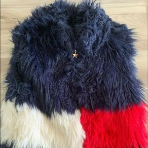 Tommy Hilfiger faux fur vest